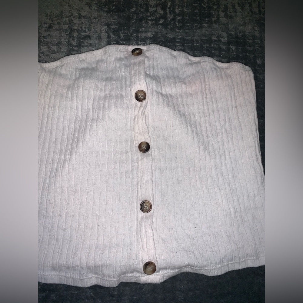 White American Eagle tube top